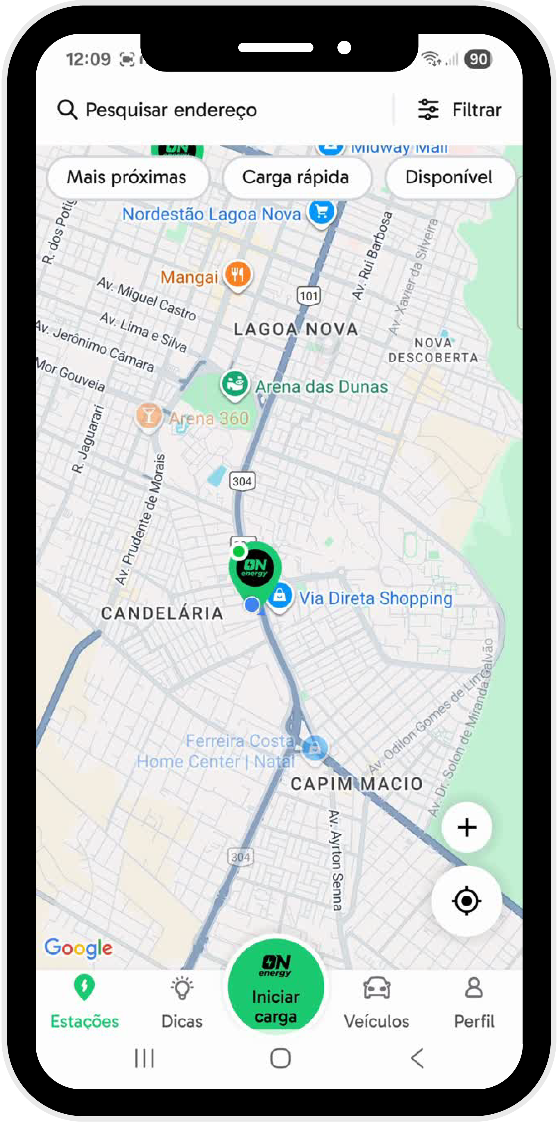 ON Energy App Mockup